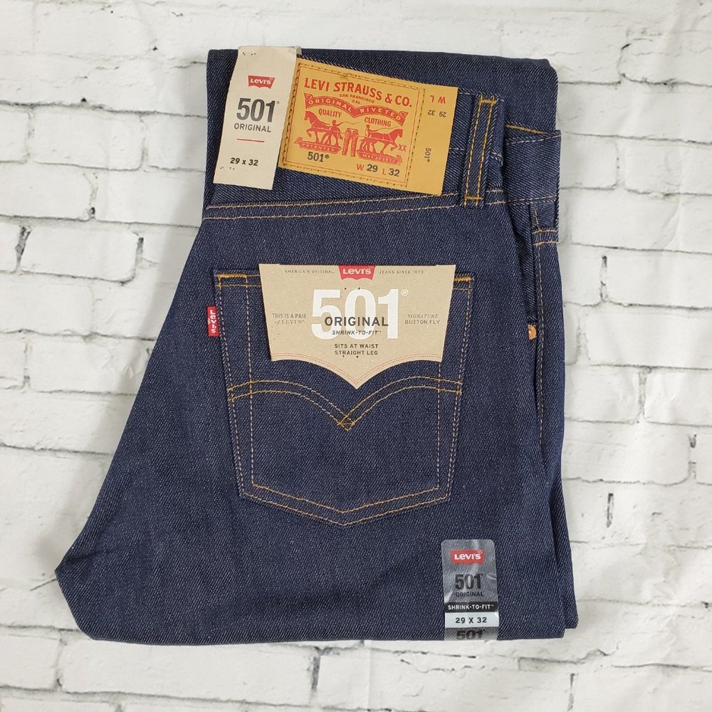 Men's Levi's 501 Original Shrink-To-Fit 29x32 - Picture 5 of 6